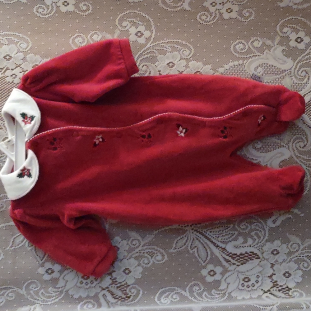 First Moments one piece footed plush outfit size 0-3 months perfect condition